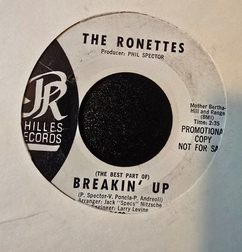 The ronettes breakin up - breakin’,